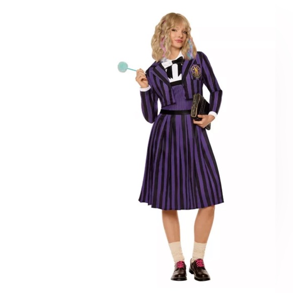 Spirit Blue and Black A-Line Skirt